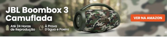 JBL, Caixa de Som, Boombox 3, Bluetooth, À Prova D'água e Poeira - Camuflada