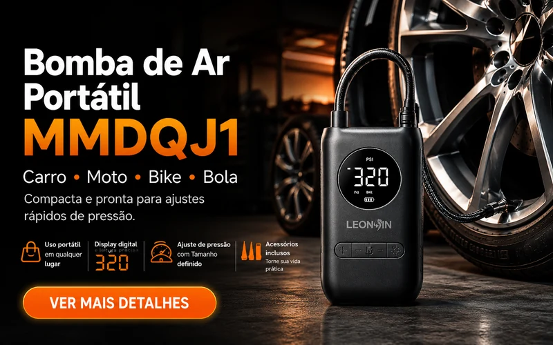 Bomba de Ar Portátil Digital MMDQJ1