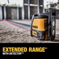 Imagem 2 de Nível a Laser DeWalt DW088K Autonivelante Linha Cruzada