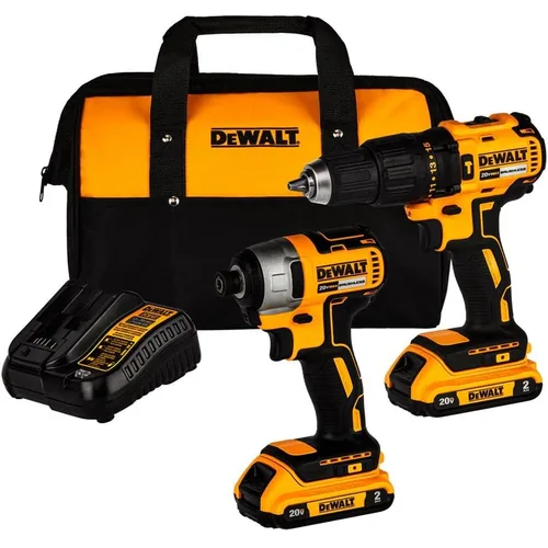 Kit Furadeira e Parafusadeira de Impacto Dewalt 20V Brushless DCK276D2