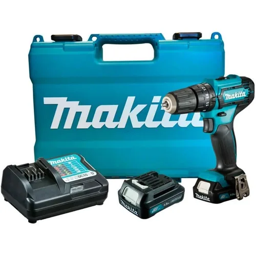 Parafusadeira e Furadeira de Impacto Makita HP333 12V com 2 Baterias e Maleta