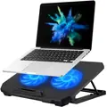 Imagem principal Suporte para Notebook com Cooler Duplo, 8 Níveis de Ajuste e USB Extra para Notebooks até 17"