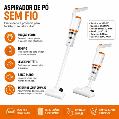 Limpeza mais livre, sem depender de fio