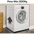Imagem 2 de Base Ajustável com Rodinhas para Geladeira e Fogão