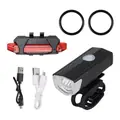 Imagem principal Kit Farol Bike Frontal + Traseiro USB Recarregável