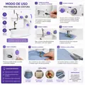 Imagem 4 de Mini Máquina de Costura Portátil Elétrica