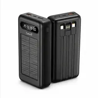 Power Bank Solar Celark 20.000mAh com 3 Cabos e Carga Rápida 22,5W