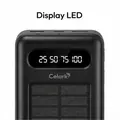 Imagem 5 de Power Bank Solar Celark 20.000mAh com 3 Cabos e Carga Rápida 22,5W