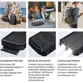 Imagem 2 de Power Bank Solar Portátil USB Preto